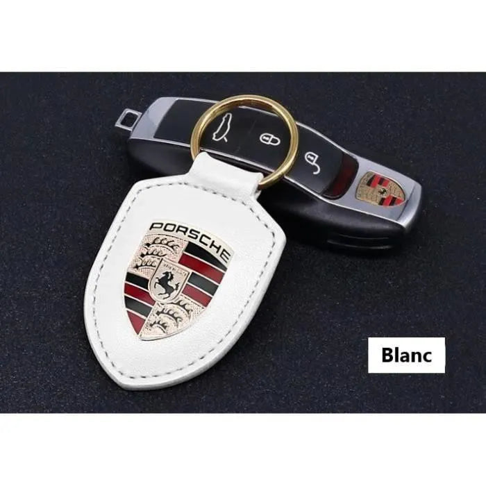 Porte-clé Porsche Cuir
