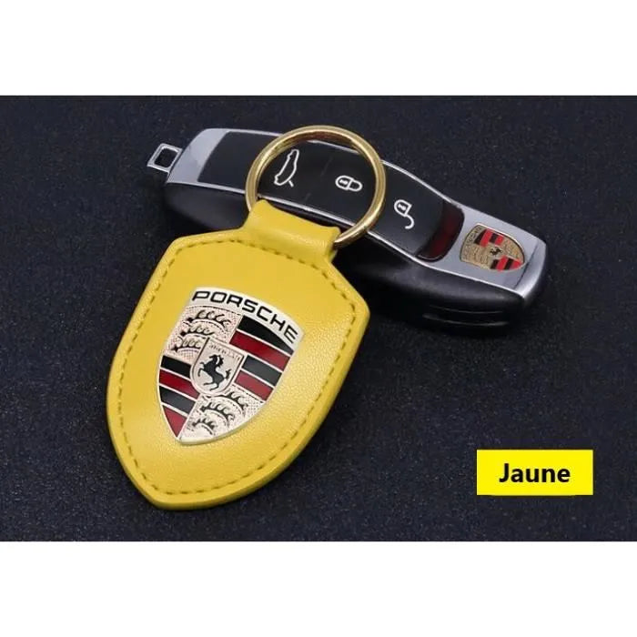 Porte-clé Porsche Cuir