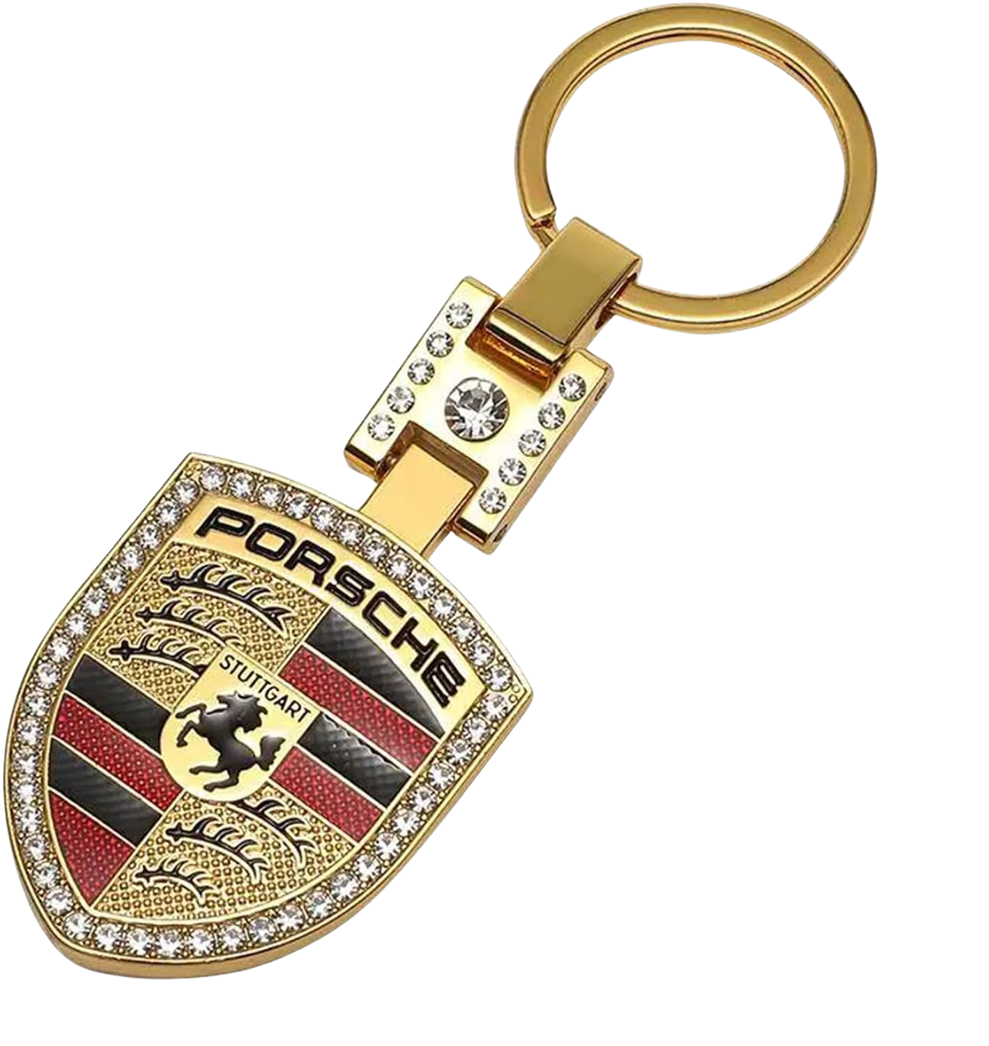 Porte-clés Porsche Gold Diamant